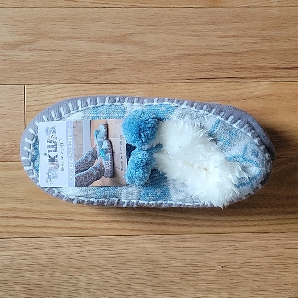NWT Muk Luks Ballerina Slippers